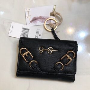 Jessica Simpson Nancy Double Sided Trifold Wallet Color Meteorite NWT